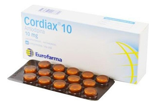 Cordiax® 10mg X 60 Comp. (amlodipina) | Antihipertensivo