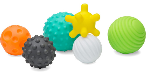Infantino Textured Multi Ball Set - Juguete Para La Explo...