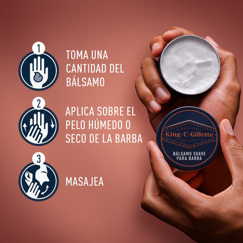 Bálsamo Para Barba King C Gillette De 75ml