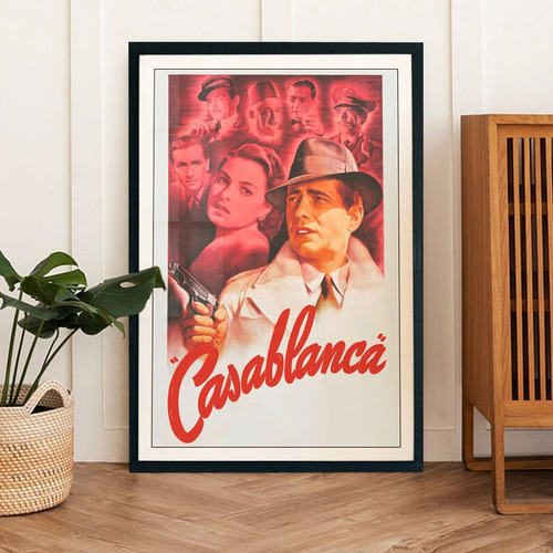Cuadro 60x40 Peliculas Clasicas - Casablanca Vintage