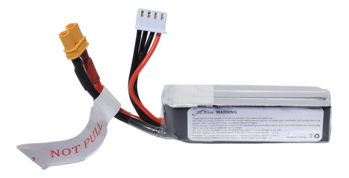 Bateria Lipo 450mah 11.1v 3s 75c Xt30 Tattu Tukiba