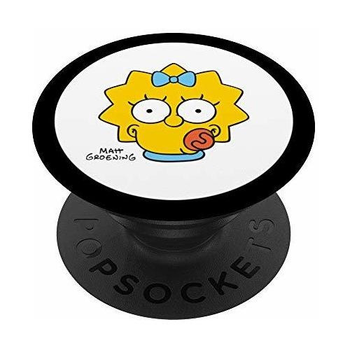 Los Simpsons Maggie Simpson Face Popsockets Popgrip: Hlp4v