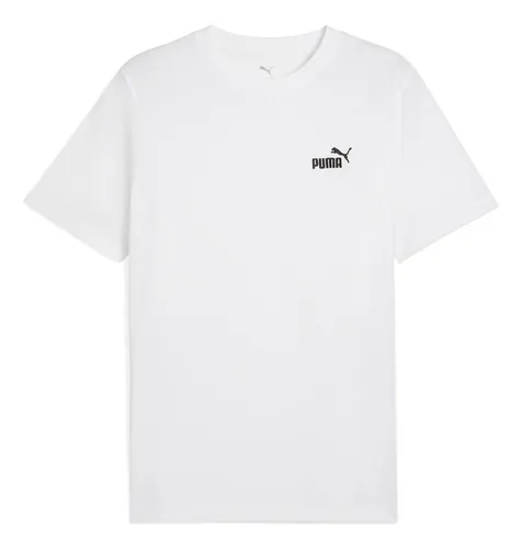 Polera Puma Ess Small No. 1 Logo Tee Blanco Hombre