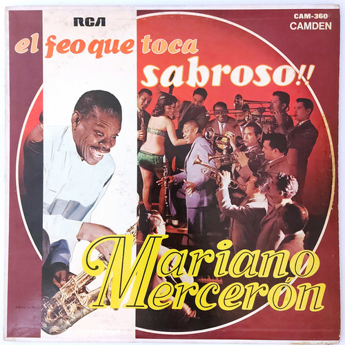 Mariano Merceron Y Su Orquesta - El Feo Que Toca Sabroso! Lp