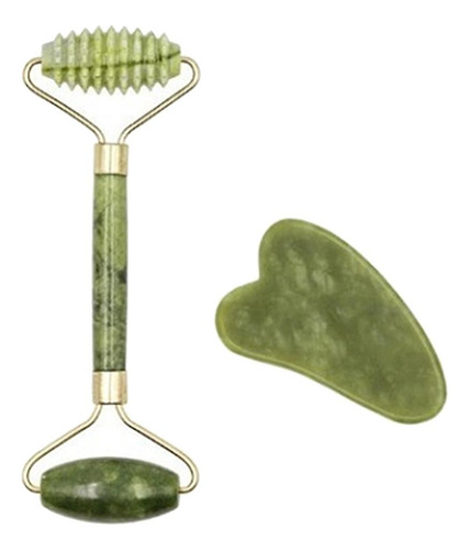 Rodillo De Jade Y Agua Sha Rodillo Facial Belleza Facial Si