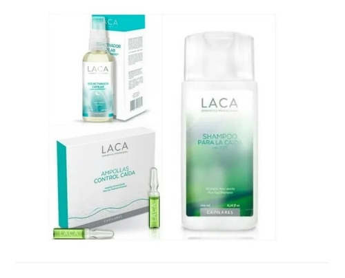 Laca Combo Caida Del Cabello Bioactivador+ampollas