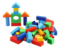 Comprar Bloques Para Armar 60 Piezas Didacticas- Juego Construccion
