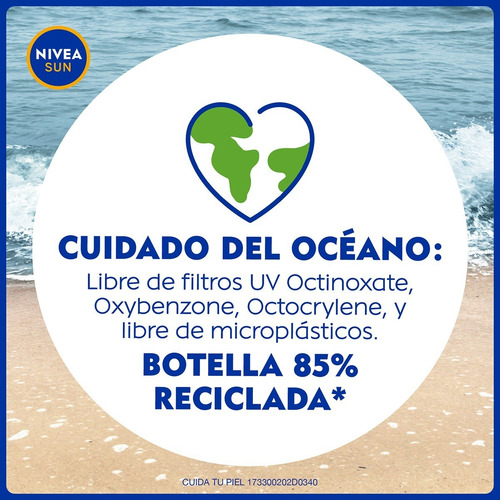 Nivea Sun Refresh Spray Protector Solar Corporal Fps50 200ml