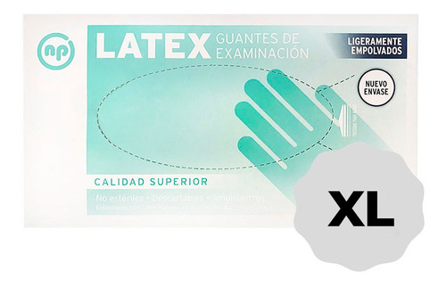 Guantes De Látex Extra Grandes X100u N.p