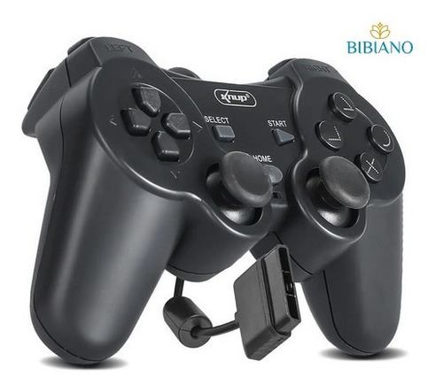 Kit 2 Controle Manete Para Ps2 Playstation 2 Ps1 Dualshock