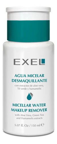 Agua Micelar Con Aloe Vera Te Verde Y Hamamelis Exel 150 Ml