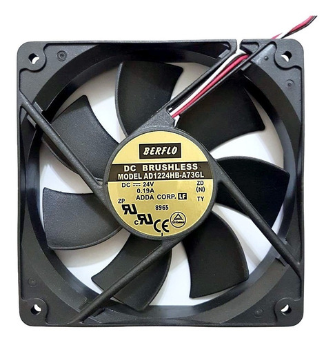 Cooler Micro Ventilador 120x120x25mm 24v 120x120 Rolamento Duplo