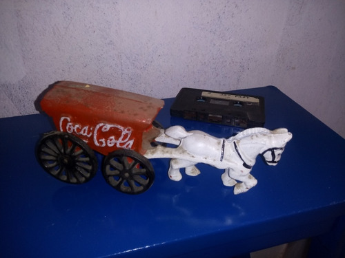*-* Carruaje Antiguo Coca Cola De Fierro Colado *-*