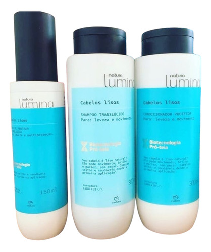 Kit Natura Lumina Para Cabello Liso Natura Madres