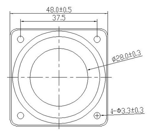 Altavoz De Audio Crystal De 1.8 Pulgadas 4, 10 W, 48 Mm, Mul
