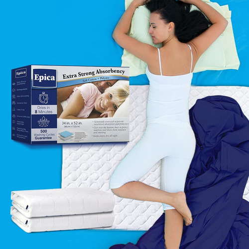 Almohadilla De Cama De Alta Calidad, Acolchada, Impermeable 