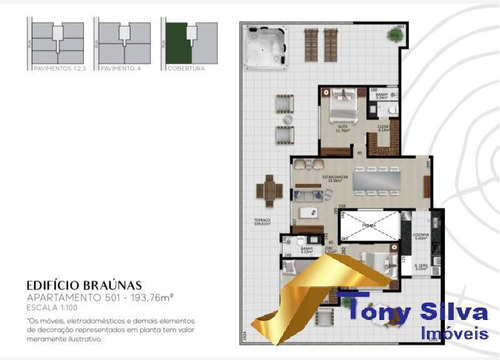 Imagem 8 de 15 de Excelente Lançamento De 1,2 E 3 Quartos No Ed. Braúnas No Braga !!! - 1247