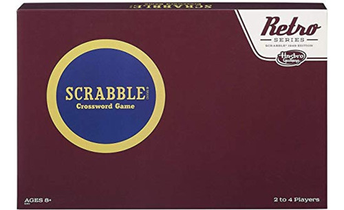 Juegos De Mesa  Hasbro Gaming Serie Retro Scrabble Edición 1