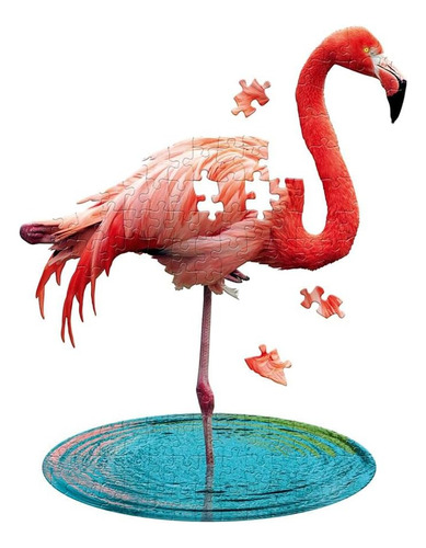 Madd Lil Flamingo Rompecabezas De 100 Piezas Para Mayores De