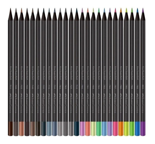 Imagem 6 de 8 de Lápis De Cor 100 Cores Supersoft Faber-castell Profissional