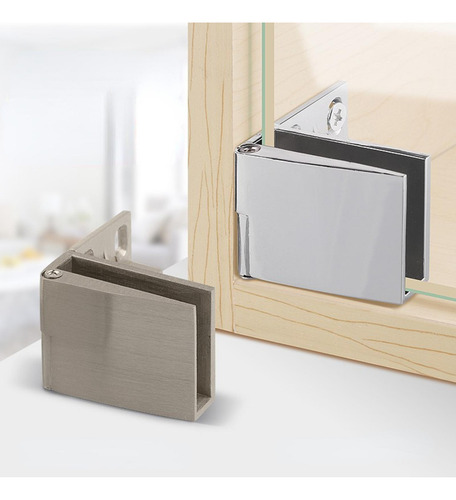 2 Bisagra Para Puerta De Vidrio, Abrazadera Para Plata