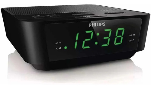 Radio Reloj Philips Aj3116 Negro