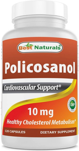 Policosanol 10mg Best Naturals - Unidad a $2599