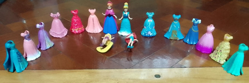 4 Muñecas Princesas De Disney Con Cambio De Vestido