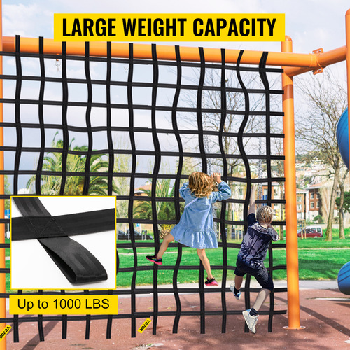 Vevor Red De Escalada Carga Proteccion Segurid 12x12pies