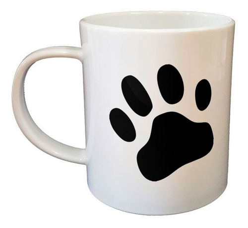 Taza De Plastico Huella Animal Vector