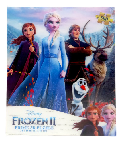 Frozen 2 Puzzle Rompecabezas 3d 500 Piezas