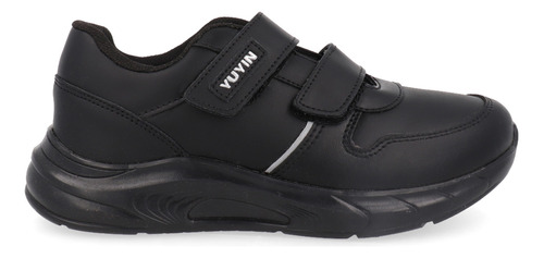 Tenis Urbano Vazza Color Negro Con Cápsula Para Niño