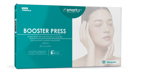 Smart Gr Booster Press Pro Melatonina 5 Ml Kit 5 Ampolas 