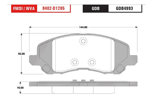 Balatas Trw Delanteras Para Jeep Compass 2007 A 2008