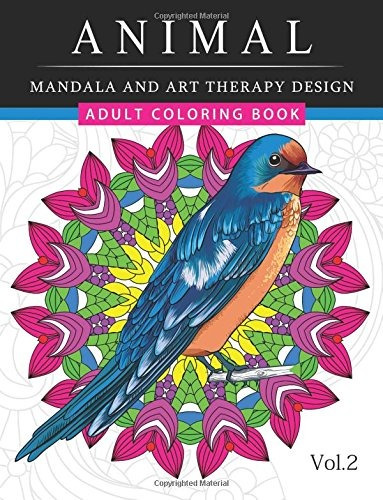 Animal Mandala And Art Therapy Design An Adult Coloring Book