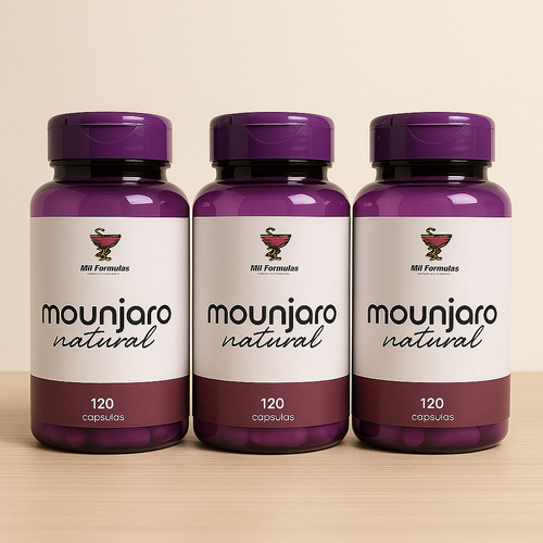 Mounjaro Natural 120 Cáps Potente Tratamento Inicial 30 Dias