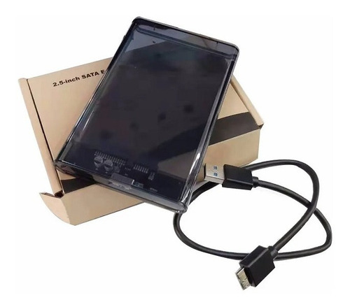Cofre Case Disco Duro Sata 2.5 Usb 3.0 Transparente
