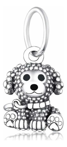 Charms Poodle Plata 925 Incluye Bolsa+caja Y Paño Limpieza 