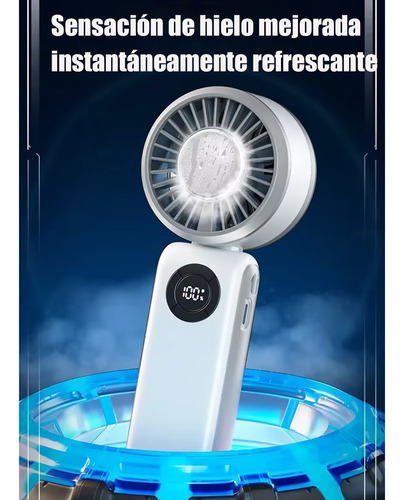 Mini Ventilador De Mano Portátil Recargable Plegable Con Usb