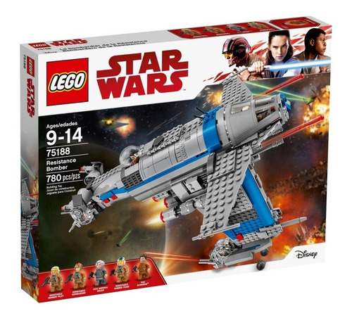 Lego Star Wars - El bombardero de la resistencia 75188 780 piezas