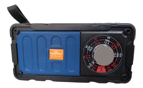 Radio Bafle Parlante Bluetooth Am Fm Usb Sd Carga Solar