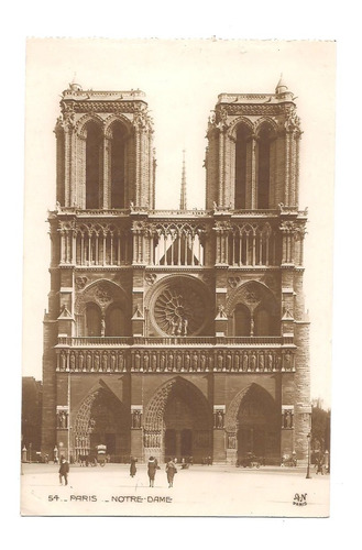 Antigua Postal Paris Notre Dame Francia  N°  B3
