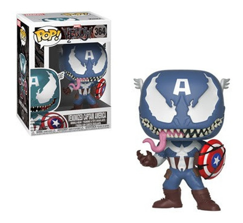 Funko Pop Marvel Venom Venomized Capitán América # 364