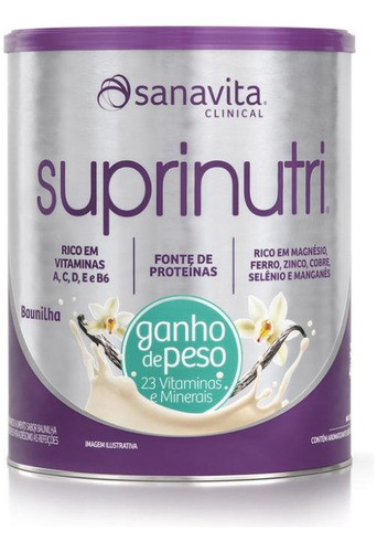 Suprinutri Baunilha Sanavita 23 Vitaminas E Minerais - 400g