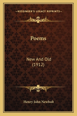 Libro Poems: New And Old (1912) - Newbolt, Henry John