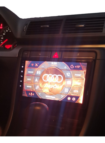 Autoestéreo Android 9' Audi A4 02-09 2gb+32gb Ampli+gps+cam