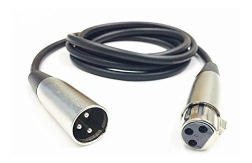 Cable Para Micrófono: Cable Económico Xlr Macho A Hembra De 