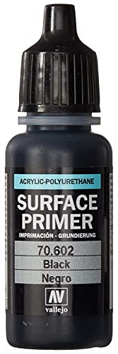 Poliuretano Acrílico, 17 Ml, Negro Primer.