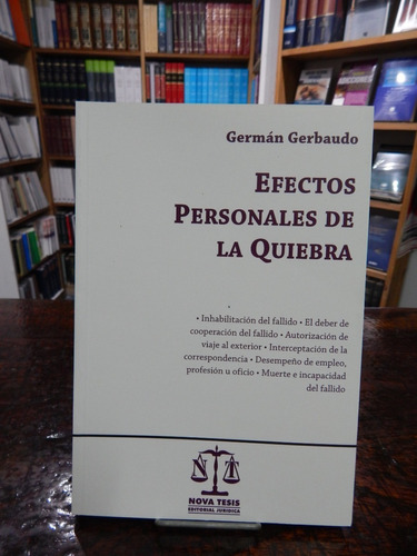 Gerbaudo Efectos Personales De La Quiebra