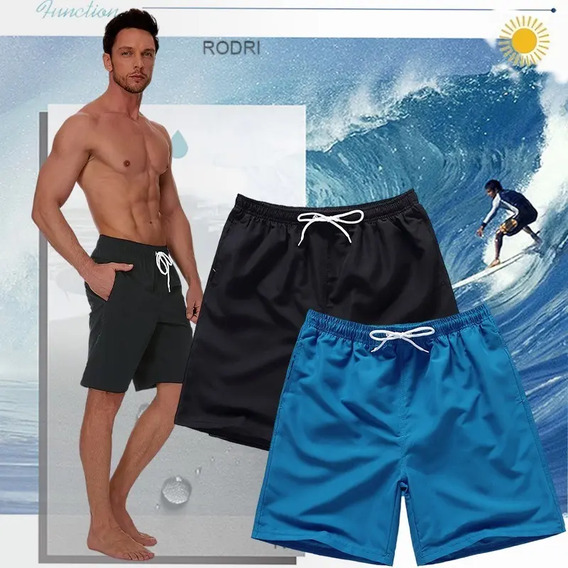 Lo esencial para hombre 2-Pack Loose rendimiento pantalones cortos playa  hombres Shorts pantalones de moda Coreana de pantalones cortos para hombres  pantalones cortos - Sublivex ✓